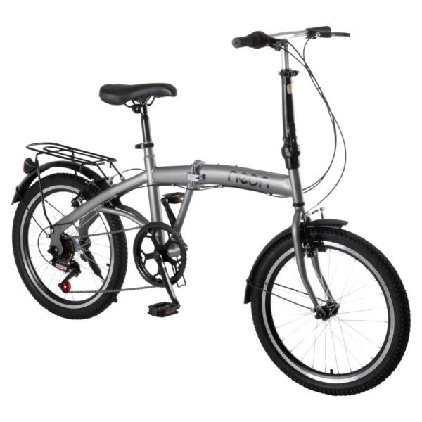 Bicicleta Plegable Rodado 20 Shimano Parrilla