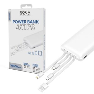 Power Bank Cargador Inalambrico 10000mah 4 Salidas | Roca