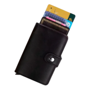 Billetera Electronica Ejecutiva Cuero Azul o Negra